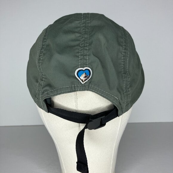 KUHL Women's Gray Floral Heart Logo 5 Panel Adjustable Hat Cap - Picture 5 of 9